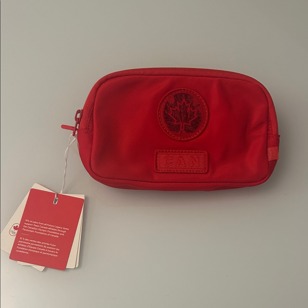 Lululemon Athletica Red Belt Bag